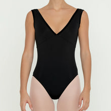 Load image into Gallery viewer, Ladies BULLET POINTE Velvet Trim Leotard
