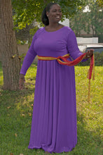 Load image into Gallery viewer, Adult Plus Size Liturgical Long Sleeve Dress
